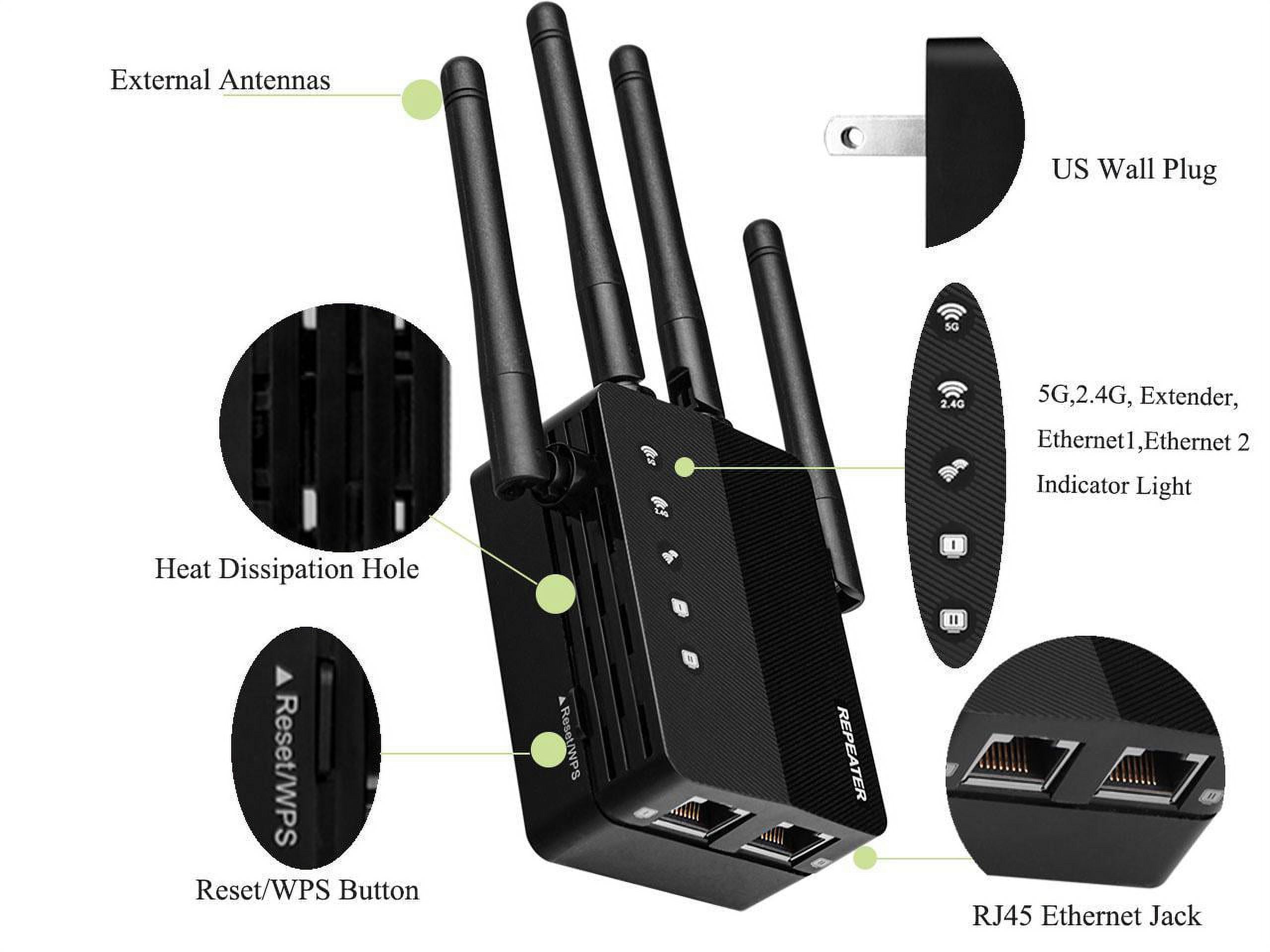 WiFi Repeater Dual Band 1200Mbps A90210