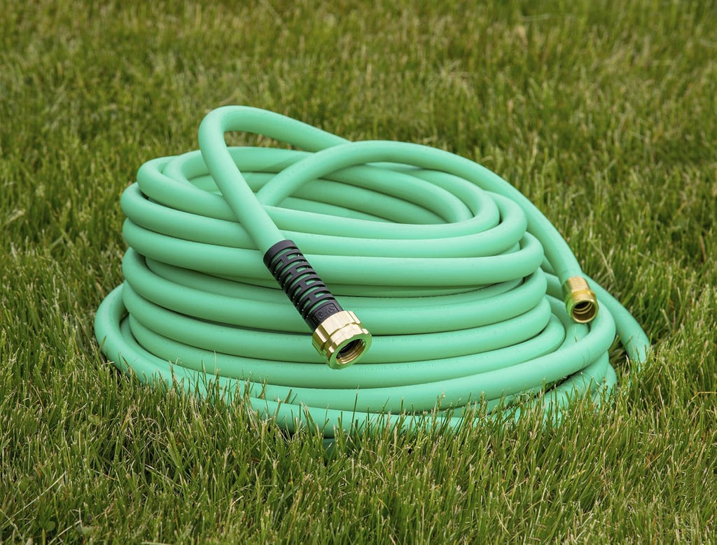 Soft & Supple Easy Coil Water Hose with Crush Proof Couplings 50' x 5/8", Green O94008
