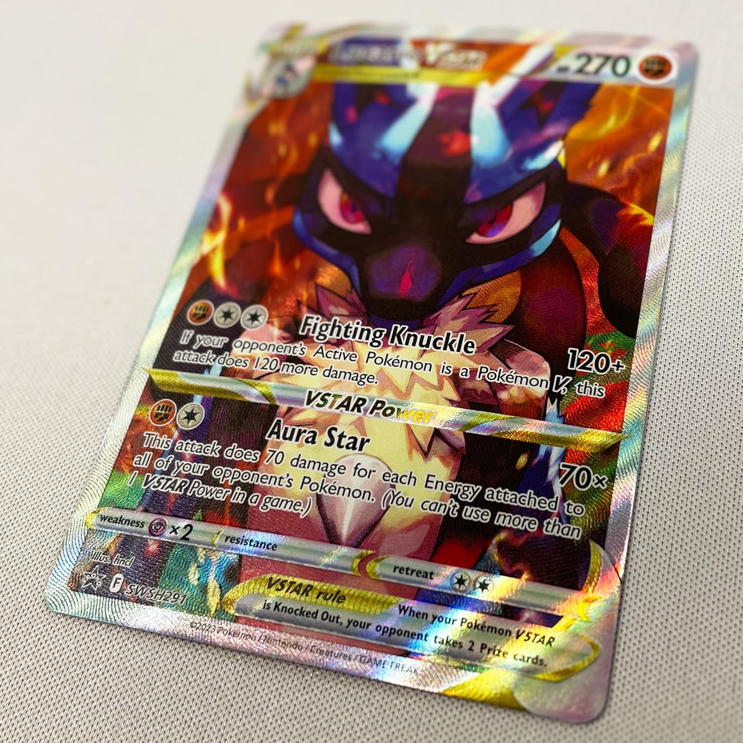 Black Star Promo Lucario VSTAR Elite Trainer Box C5906