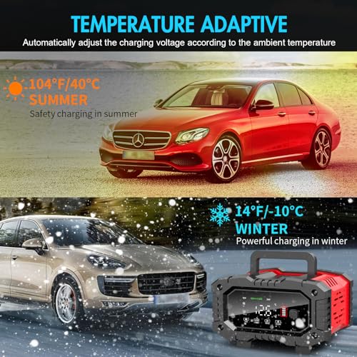 20A 12V/24V LiFePO4 Lead Acid Fully Automatic Battery Charger J498