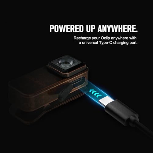Rechargeable EDC Flashlight 300 Lumens Compact Pocket Clip Light with USB C Charging L741