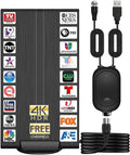 Digital TV Antenna with Amplifier up to 500+ Miles Range T1098