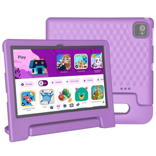 Green Kids Tablet 10 inch Android 13 4GB+64GB 1TB Expand HD Touchscreen WiFi Bluetooth Protective Case N971