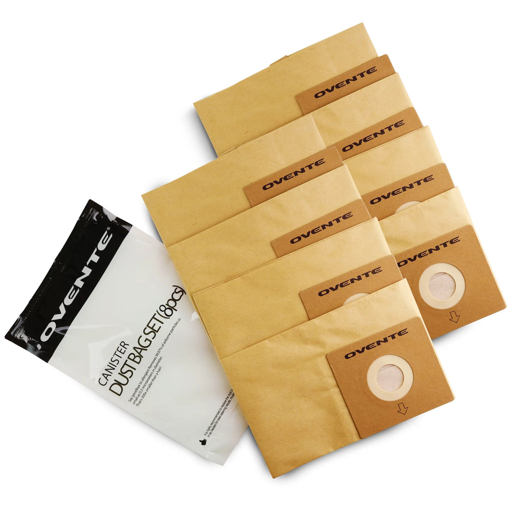 8-Pack Disposable Dust Bag Replacement for Canister Vacuum Cleaner Q895