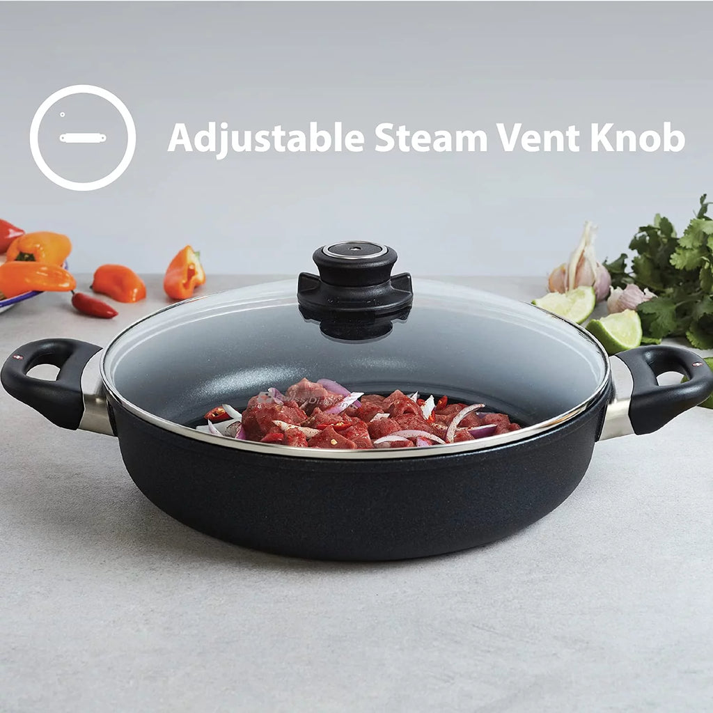 10 Piece Nonstick Diamond Coated Aluminum Cookware Set G996029