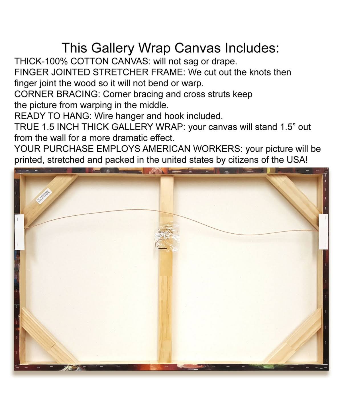 24x22 x 19x22 Giclee Print on Canvas D644