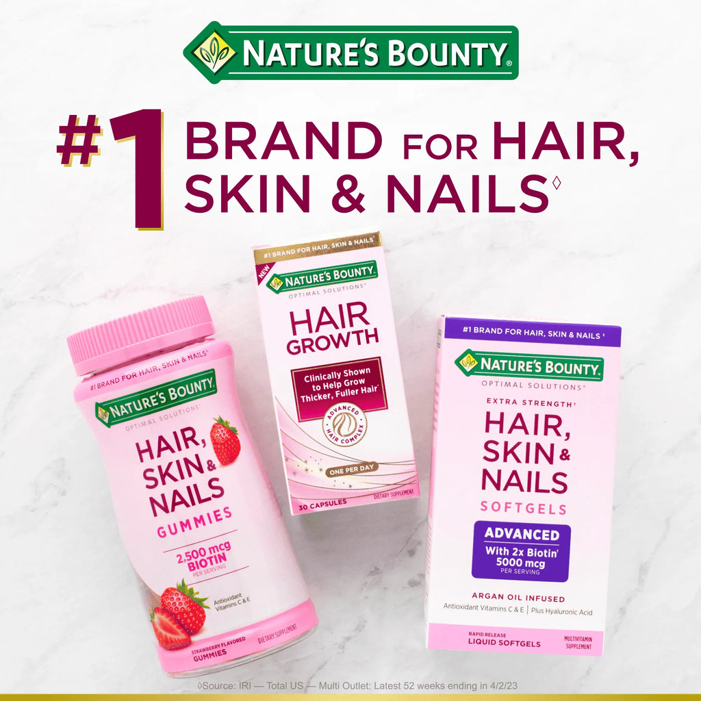 Advanced Hair, Skin and Nail Biotin & Vitamins A, C, & E Softgels, 150 Count L961513