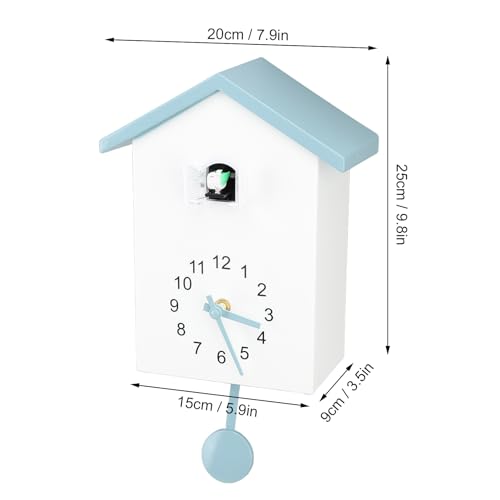 Bird Voice Call Wall Clock with Pendulum S820