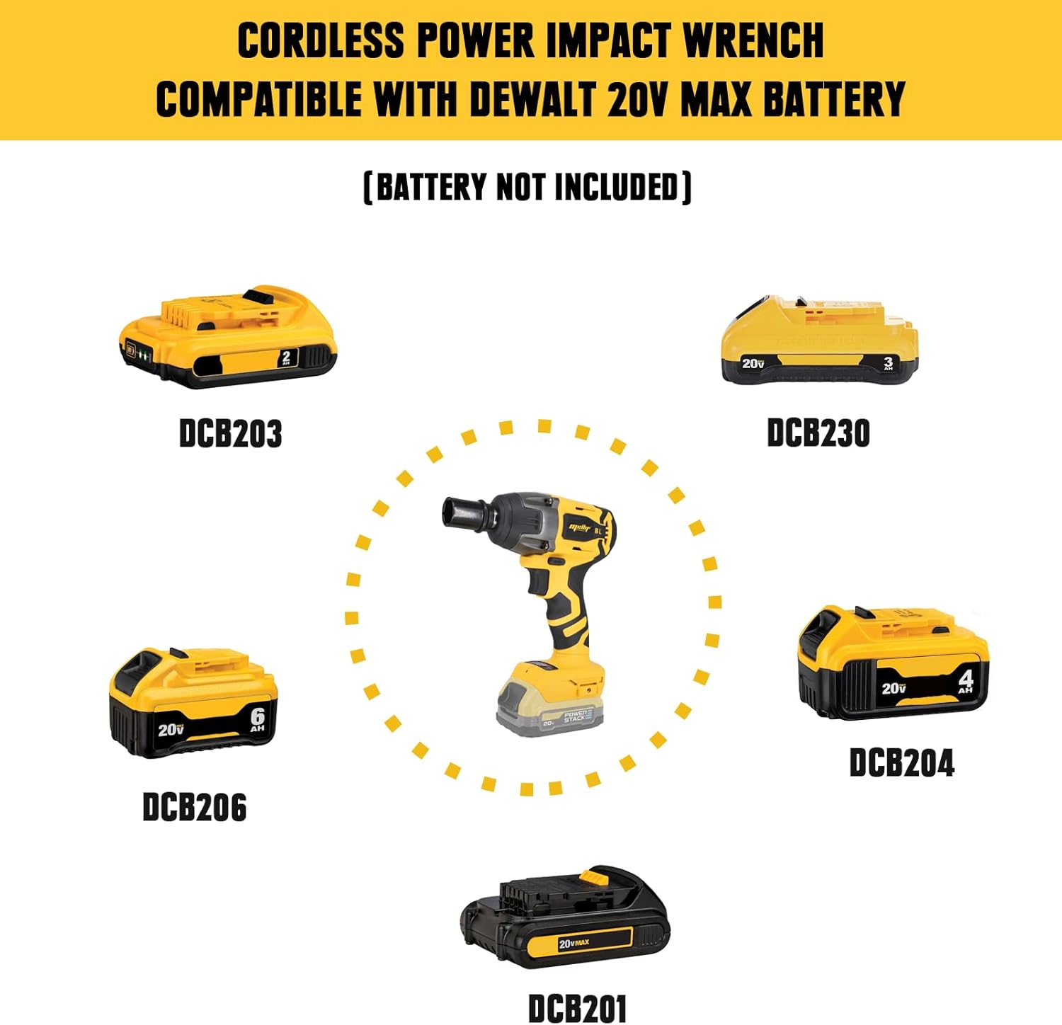 Cordless Brushless 1/2 Impact Wrench Q938042