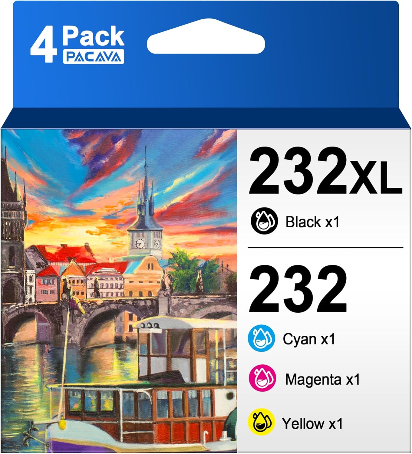 232XL Ink Cartridges Combo Pack (4 Pack) H5306