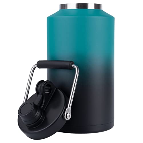 Insulated Gallon Jug, 128oz Stainless Steel Double Vacuum Water Bottle M8129