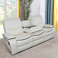 Faux Leather Reclining Sofa Set 3PCS P950061