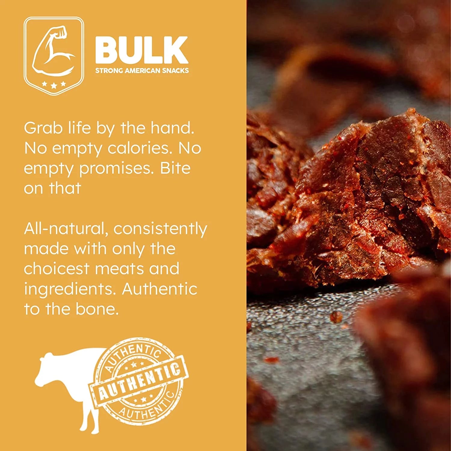 All Natural Beef Brisket Jerky, Teriyaki, 5lb Y137