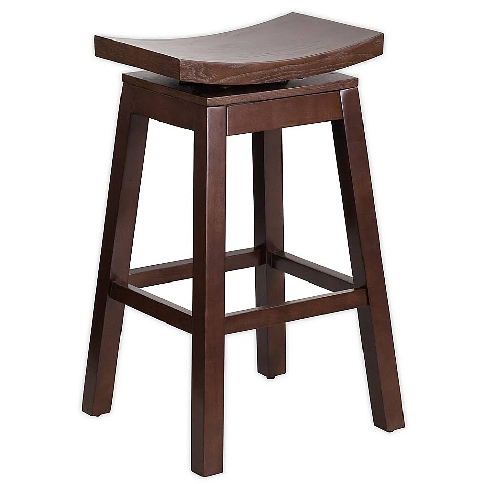 Saddle Seat Bar Stool in Cappuccino Y574990