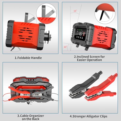20A 12V/24V LiFePO4 Lead Acid Fully Automatic Battery Charger J498