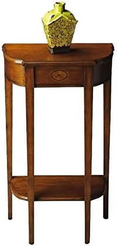 Traditional Console Table in Olive Ash Burl R178181