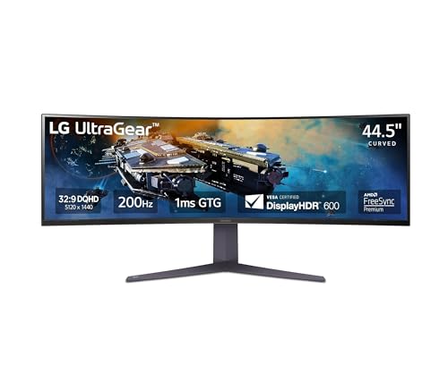 45-Inch Curved Gaming Monitor 32:9 QHD 200Hz 1ms UltraWide Display S767133