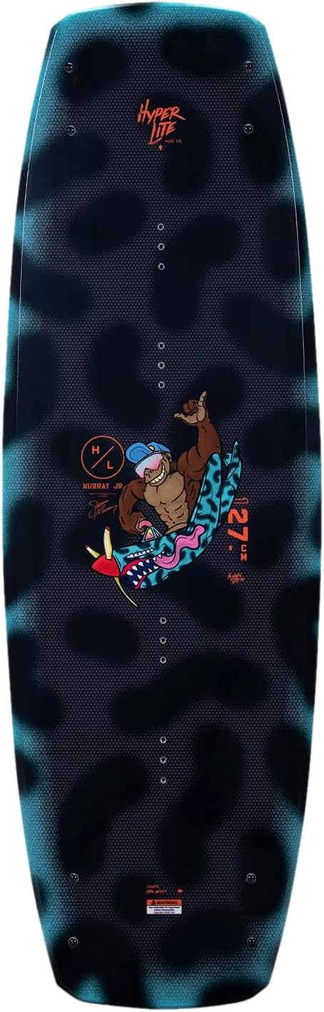 Kids Wakeboard 127cm Black/Aqua J20049