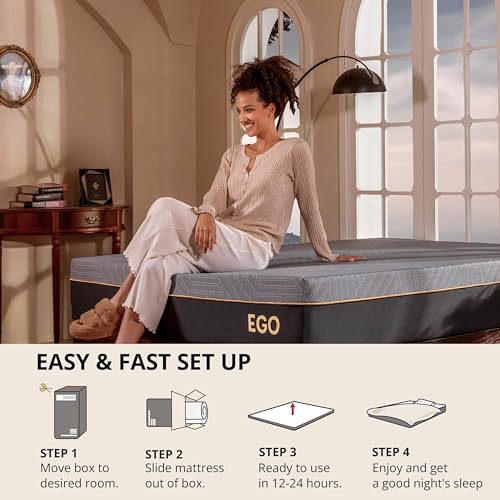 14 Inch King Size Memory Foam Mattress S9945