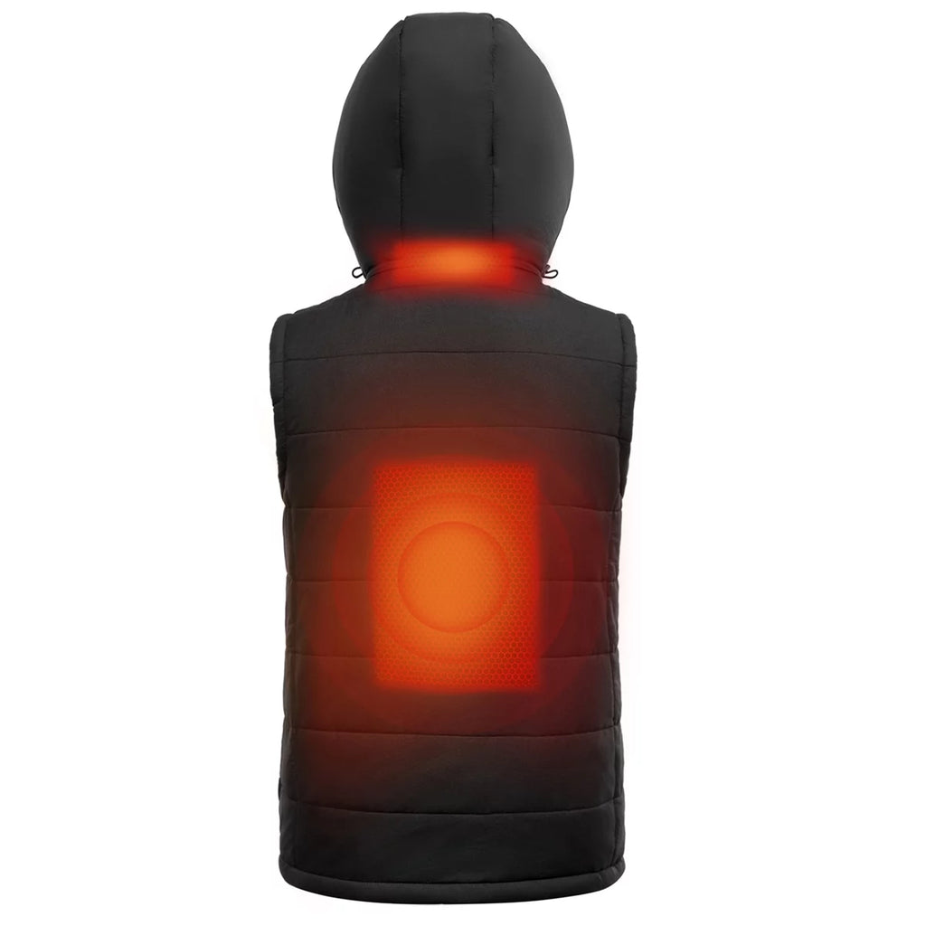 Lightweight Heated Vest with Removable Hood N595599