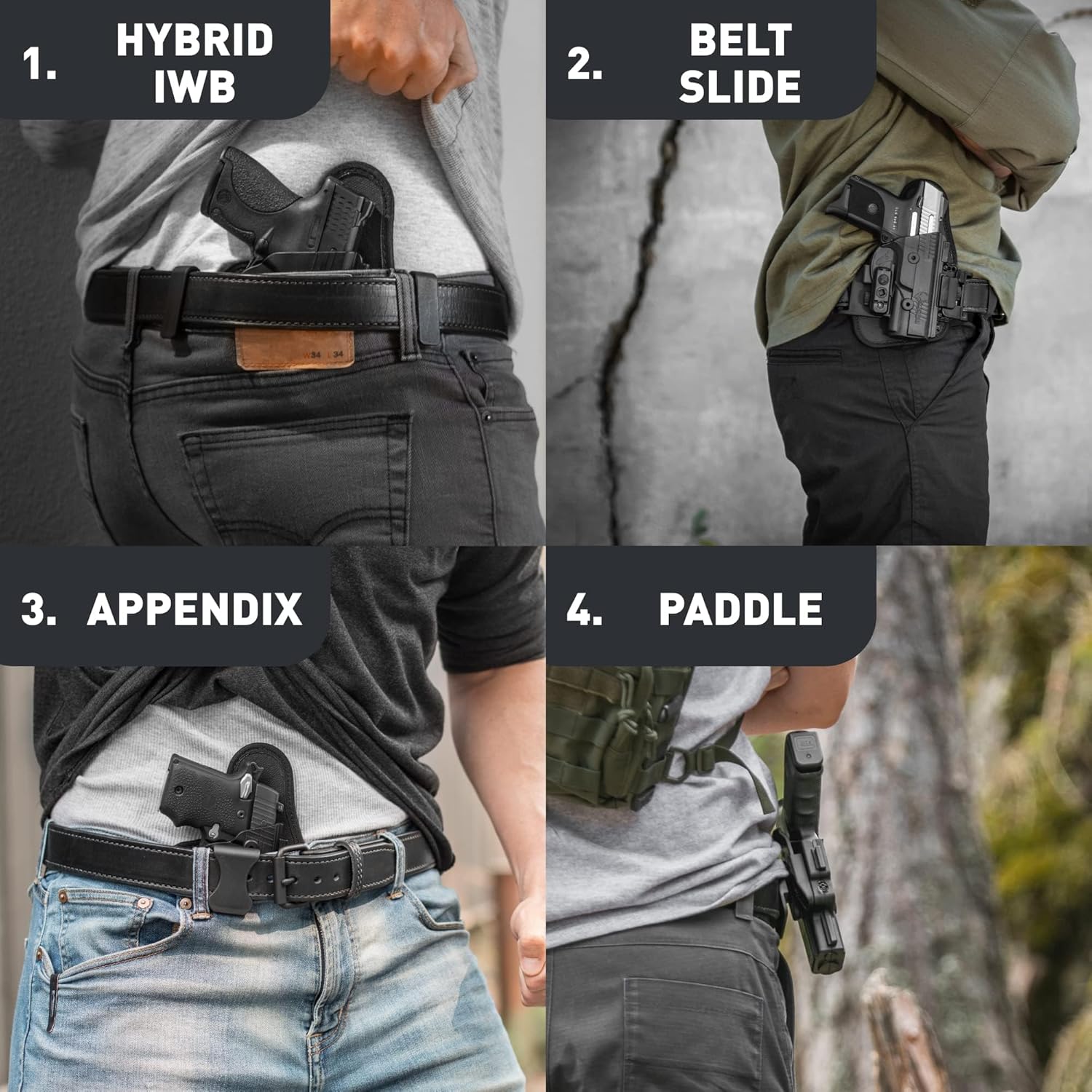 4 in 1 Holster for Right Hand Draw L70442