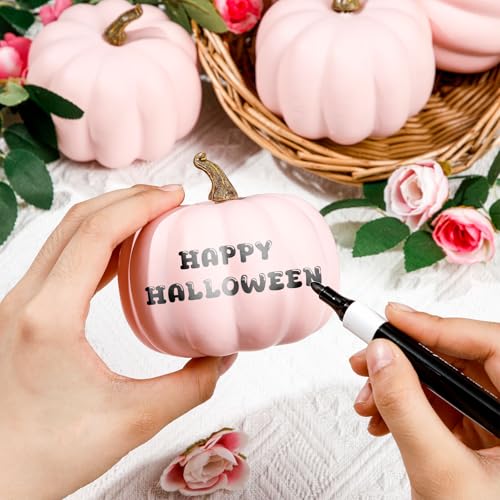50 Pcs 3.15 Inch Orange Fall Artificial Foam Pumpkins I456296