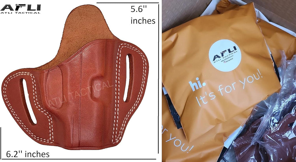 Leather OWB Pancake Holster P8062