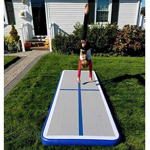 10ft/13ft/16ft/20ft Inflatable Gymnastics Tumbling Track Mat with Electric Air Pump Y8842