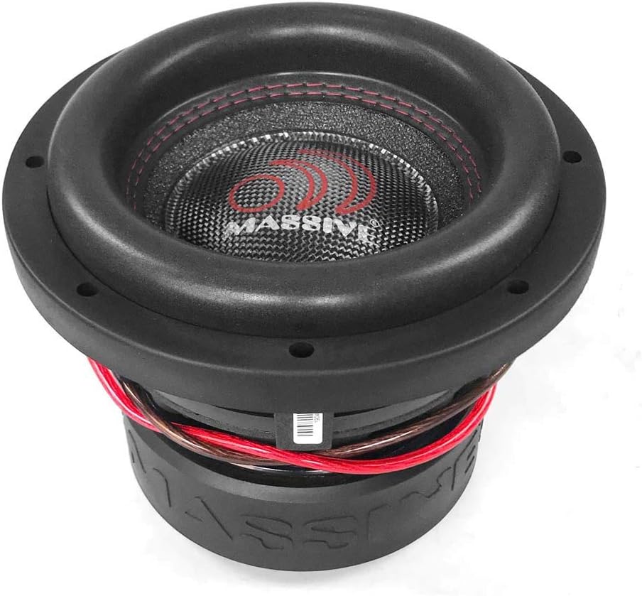 8 Inch 900 Watt RMS Dual 4 Ohm Car Audio Subwoofer R11073