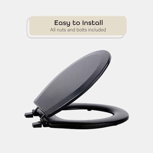 Standard Wood Toilet Seat, Tea Rose - 17 Inch K35718