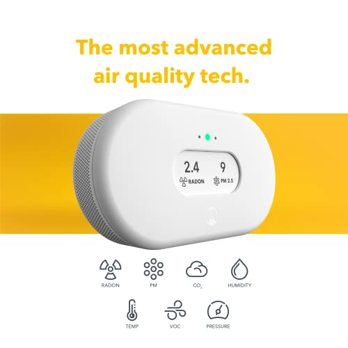 Battery Powered Radon & Air Quality Monitor E1110