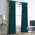 Black Velvet Curtains 2 Panels 52" W x 84" L P41890