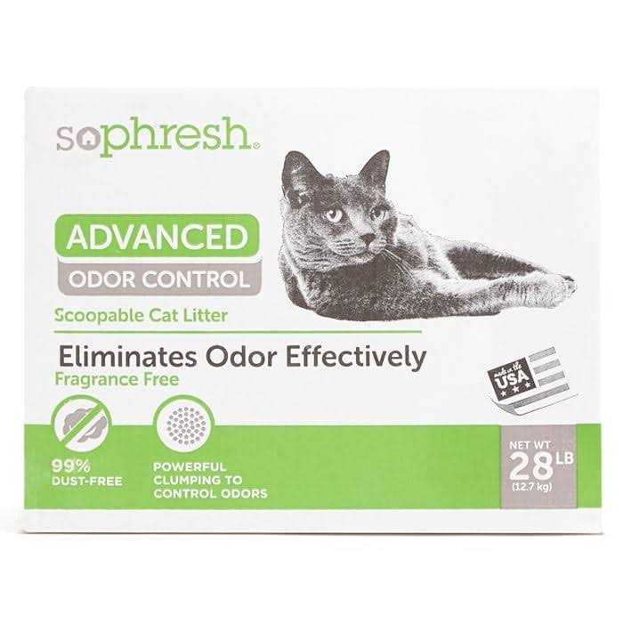 Advanced Odor Control Scoopable Cat Litter D10841