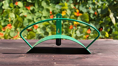 Wall Mount Deluxe Hose Hanger, 5/8", Weathered Verdigris Finish H6202