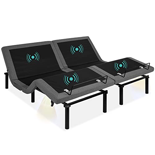 Ergonomic Twin XL Size Adjustable Bed with Wireless Remote Control F996