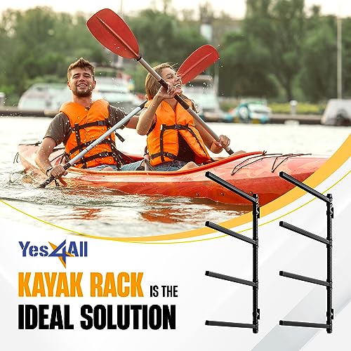 Kayak Wall Mount Rack 400lbs 4 Adjustable Levels M53209