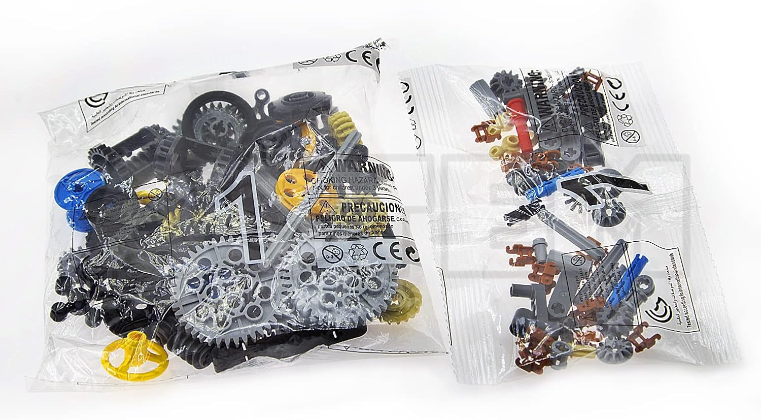 100+PCS Technic Gears and Axles for Car Building Brick Accessories Pieces Sets L847