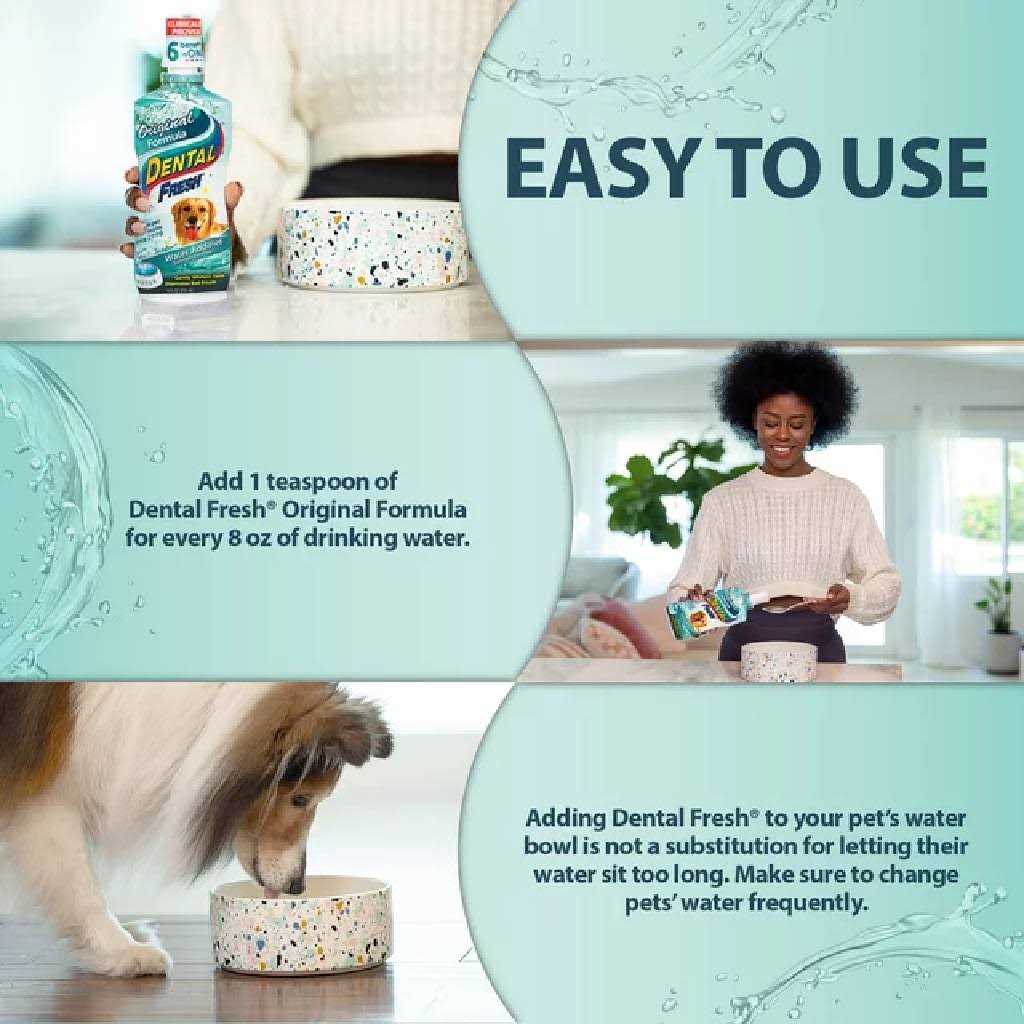 Dental Fresh Water Additive for Dogs F9208
