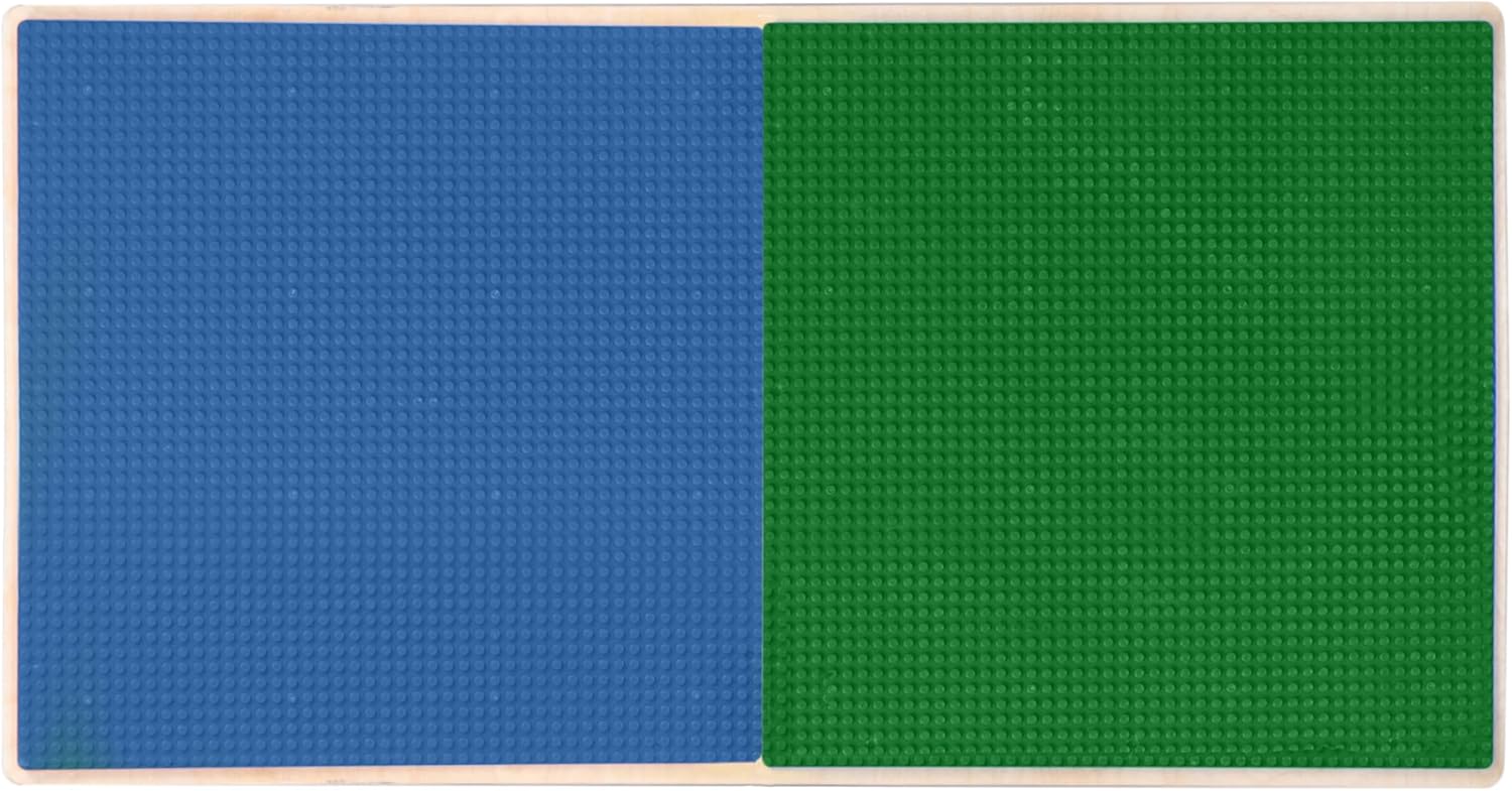 Blue & Green Rectangular Activity Table with Storage C5694