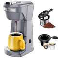 Gray Single Serve Coffee Maker K624