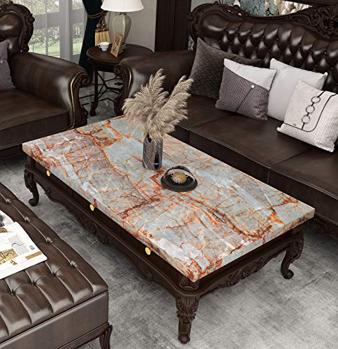 Teal Marble Peel and Stick Wallpaper E746624