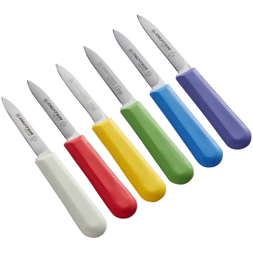Bucket of 48 Smooth Paring Knives M6336
