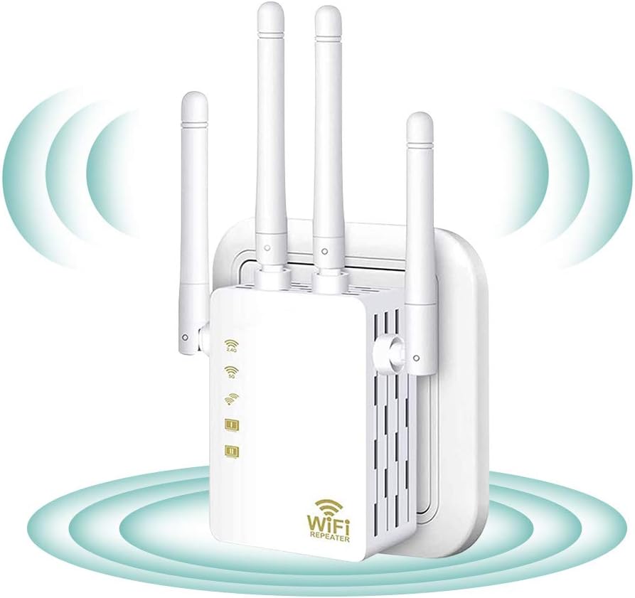 WiFi Extender 1200Mbps Dual Band 2.4G 5G Pack of 2 V2338