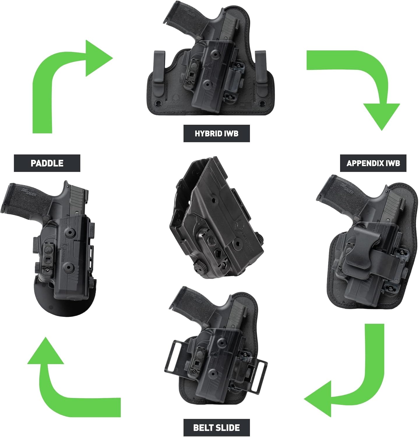 4 in 1 Holster for Right Hand Draw L70442