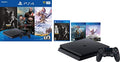 1TB HDD PS4 Console Slim Bundle with Three Games Dualshock 4 Wireless Controller Jet Black L8576