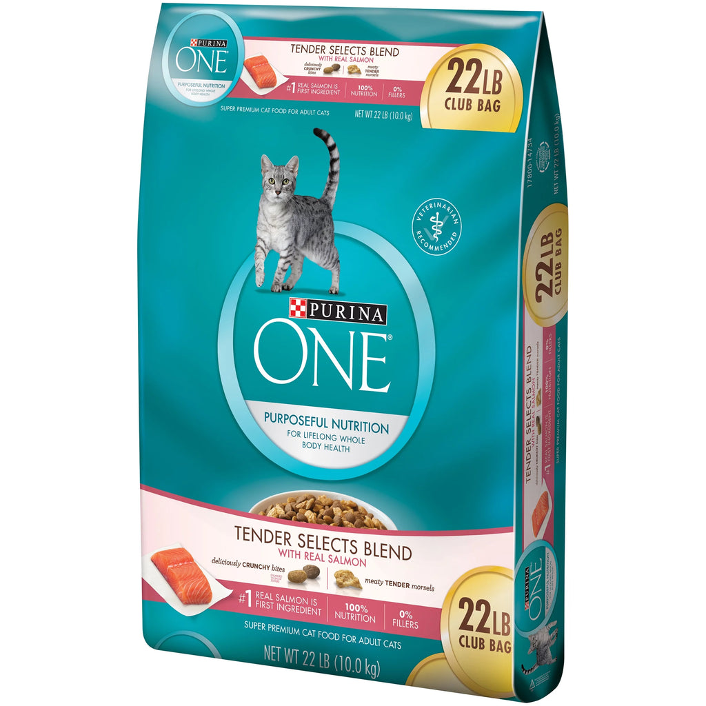 22 lb. Cat Food with Real Salmon F7502