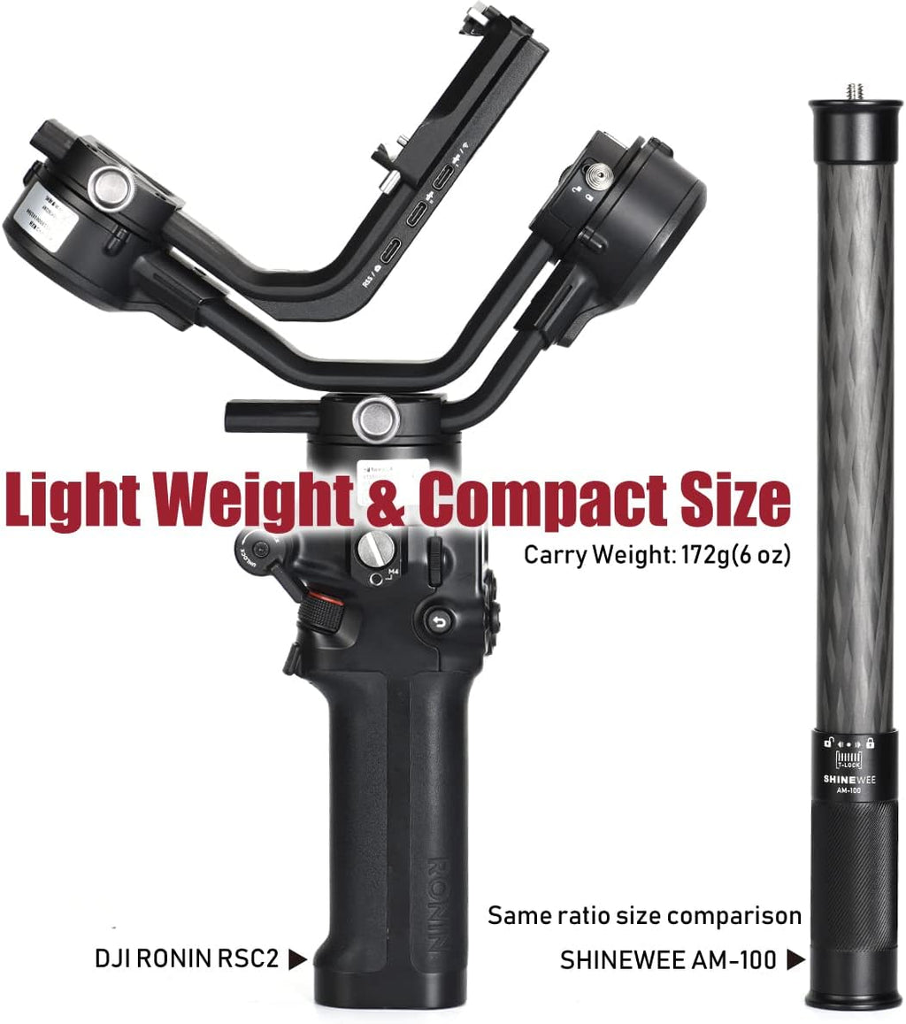 4 Section Carbon Fiber Extension Pole with 1/4 Screw Mount J347391