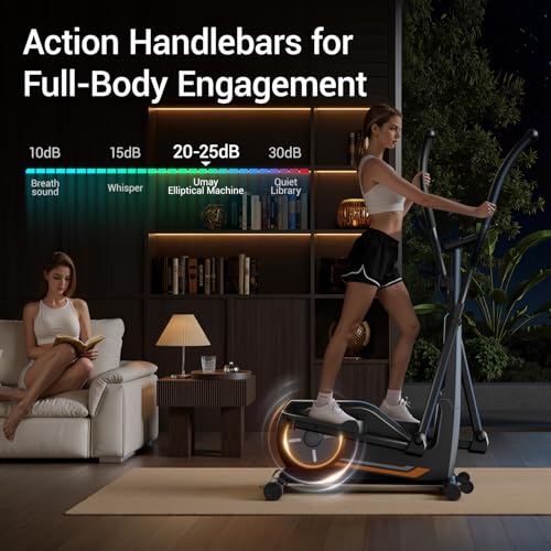 Elliptical Machine with 8 Levels Resistance and 12" Stride S933181
