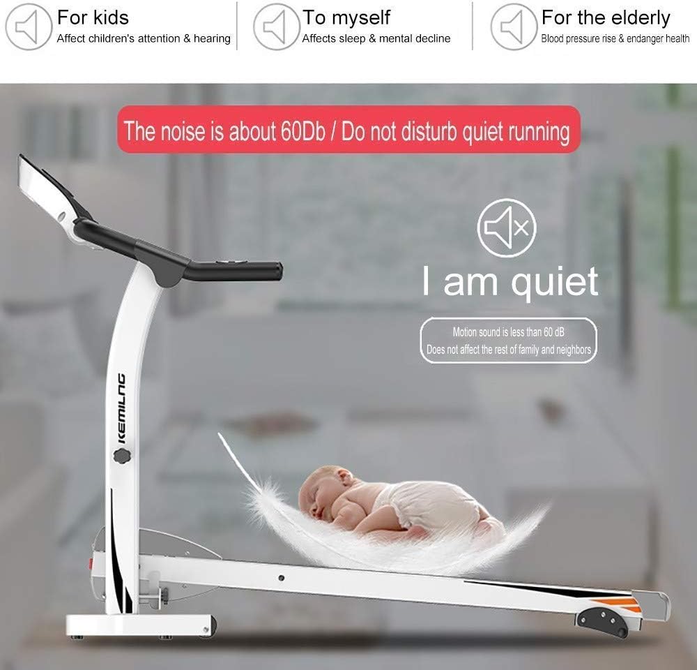 Folding Electric Treadmill with Adjustable Speed and LCD Screen W7231