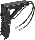 24 inch Hydraulic Backhoe Excavator Thumb Attachments Weld On 1/2in Teeth Thick Steel Plate Assembly with Hydraulic Cylinder Z410